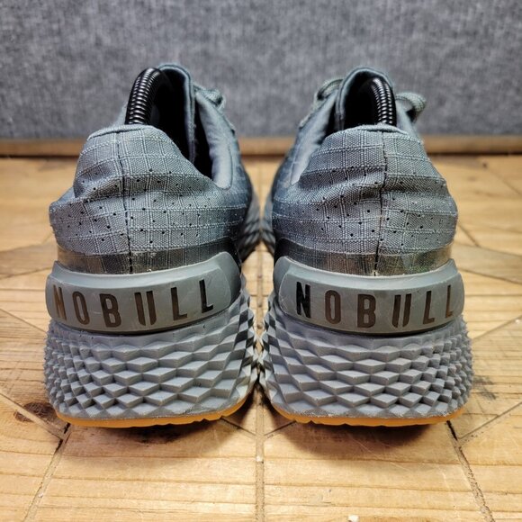 NOBULL All Day Ripstop Runner  Mens 10 Running Athletic  Shoes Gray / Gum - Picture 7 of 11